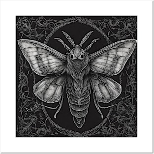 Goth Moth Posters and Art